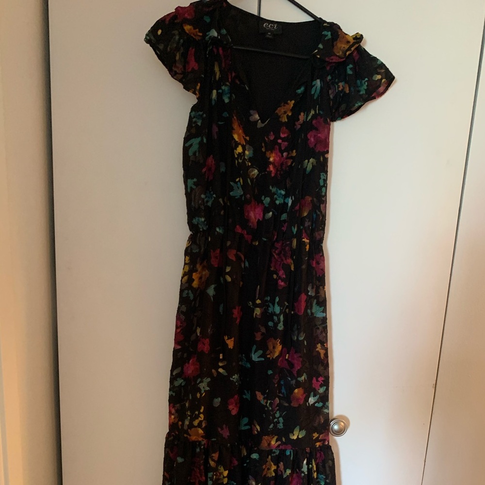 Floral Maxi dress,Size xs